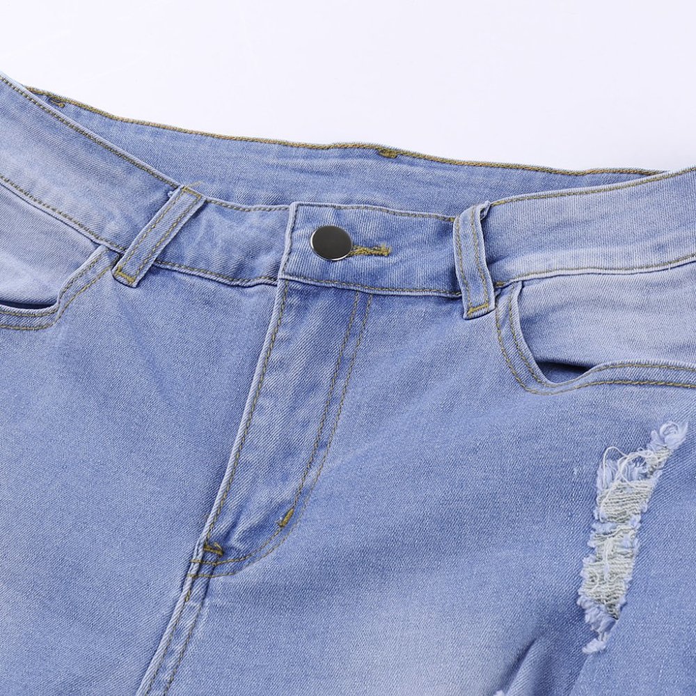 **LAST ONE**Distressed Ripped Pockets High Waisted - Picture 4 of 7
